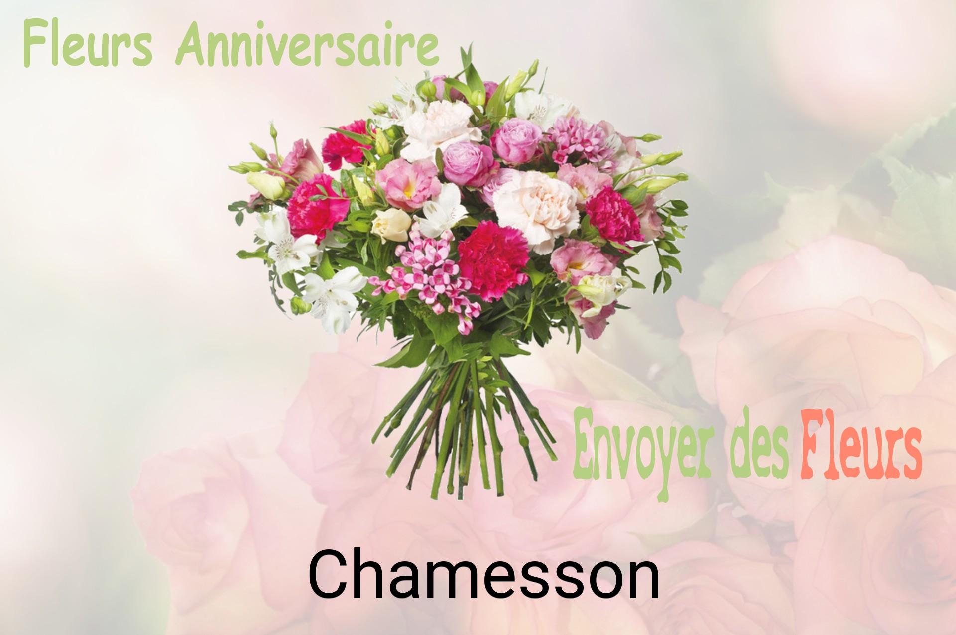 Bouquet de fleurs d’anniversaire livré à Chamesson