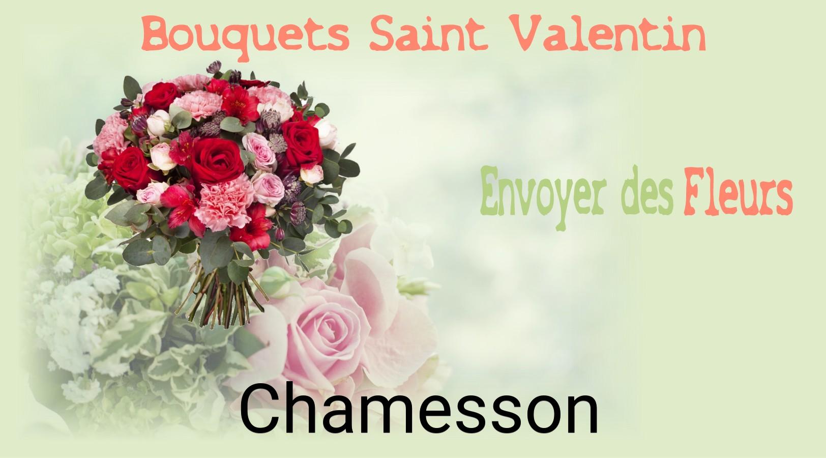 Roses de Saint-Valentin livrées à Chamesson